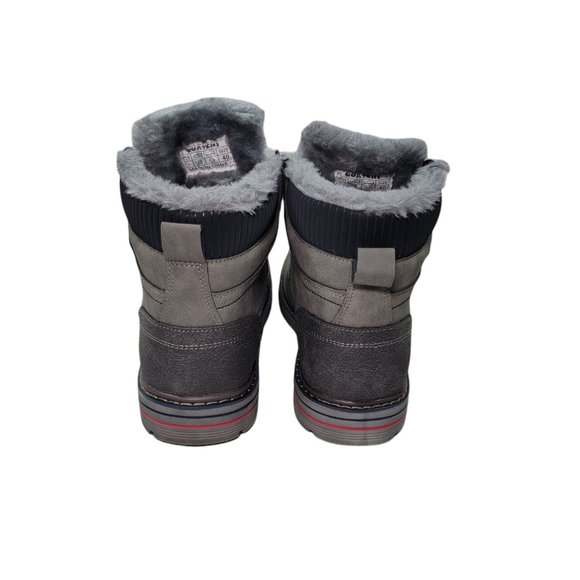 Snow Boots Men's Waterproof to Hiking Anti Skid Trainers Ankle Boots (Size 7) - Picture 4 of 14